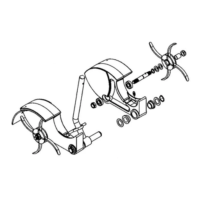 JRCO 1175-2 Aerator Tune-Up Kit Rotors Bushings Pins Locknuts 1 JRCO 1175-2 Aerator Tune-Up Kit Rotors Bushings Pins Locknuts