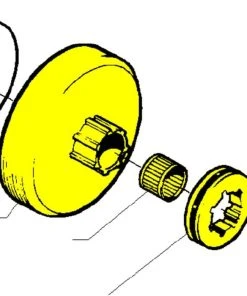 Husqvarna Chainsaw Clutch Drum 503 64 66-03 -sle equipment shop 503646603
