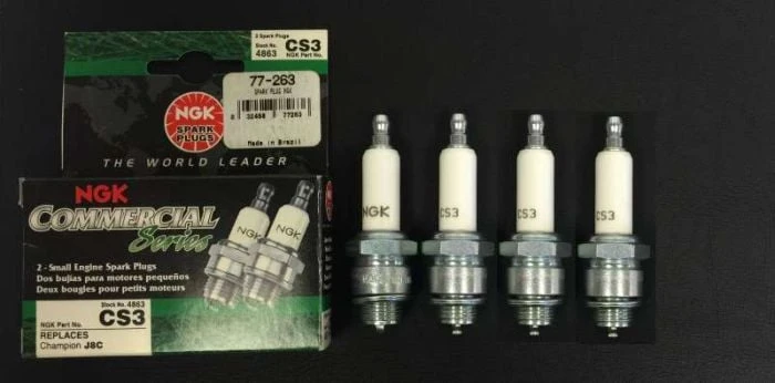 NGK CS3 Small Engine Spark Plug 4863 Replaces J8C Four Pack 1 NGK CS3 Small Engine Spark Plug 4863 Replaces J8C Four Pack