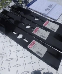 Oregon 90-015 Set Of 3 Low Lift Stens Rotary Zero Turn Lawn Mower Blades