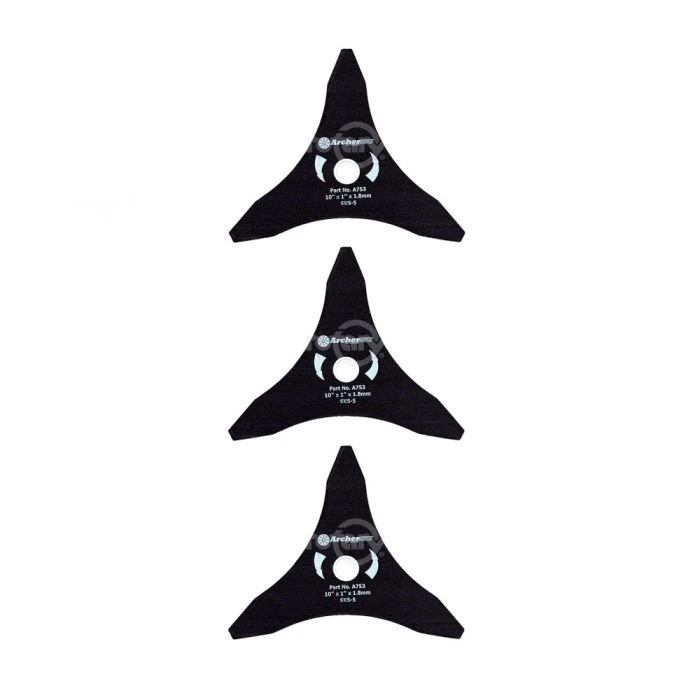 Rotary Parts Rotary Genuine Part 4413 BRUSH BLADE 10"X 1" 3T Pack Of 3 2 Rotary Parts Rotary Genuine Part 4413 BRUSH BLADE 10"X 1" 3T Pack Of 3 - Image 2